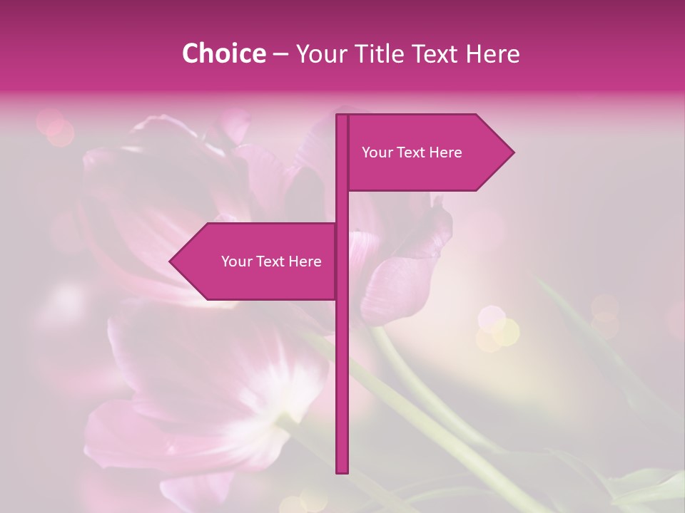 Vivid Petal Greeting PowerPoint Template