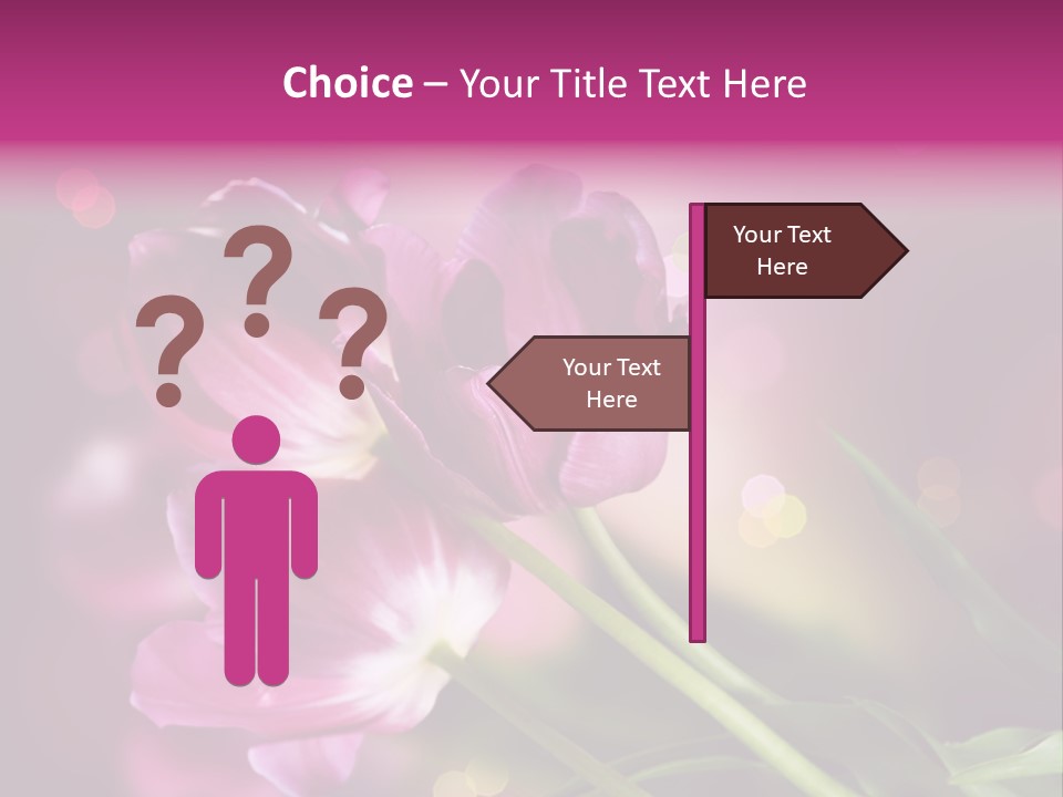 Vivid Petal Greeting PowerPoint Template