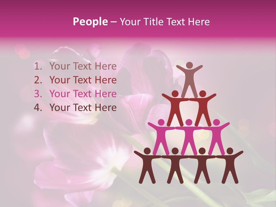 Vivid Petal Greeting PowerPoint Template