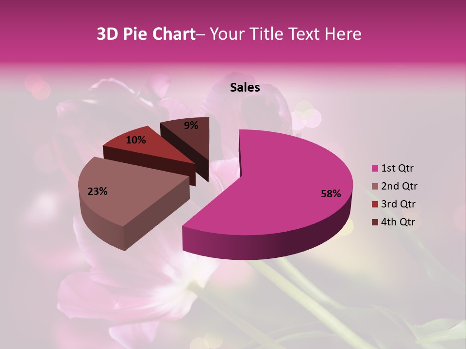 Vivid Petal Greeting PowerPoint Template