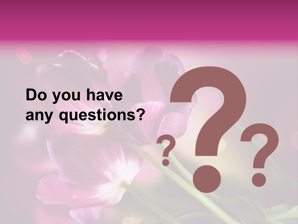 Vivid Petal Greeting PowerPoint Template