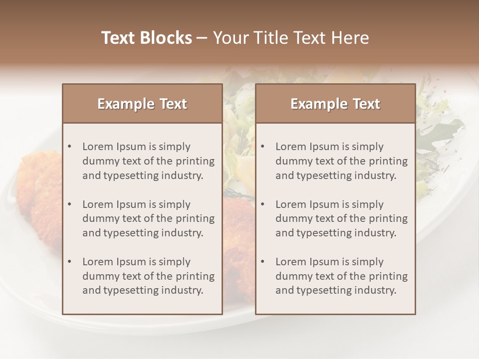 Natural Healthy Meal PowerPoint Template