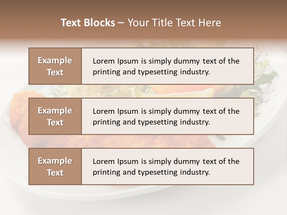 Natural Healthy Meal PowerPoint Template