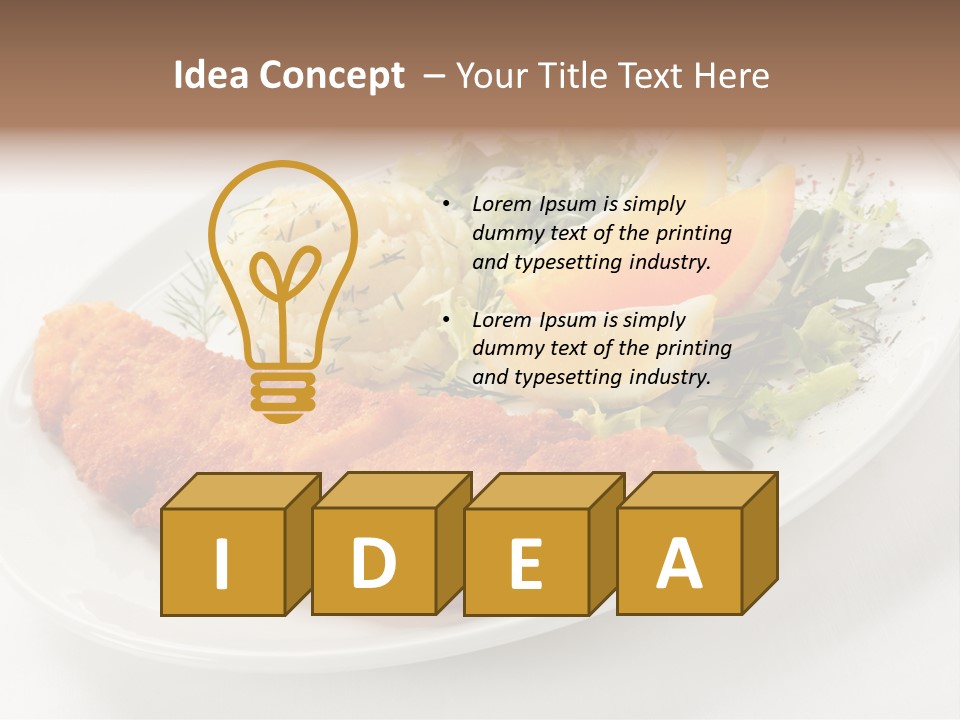 Natural Healthy Meal PowerPoint Template