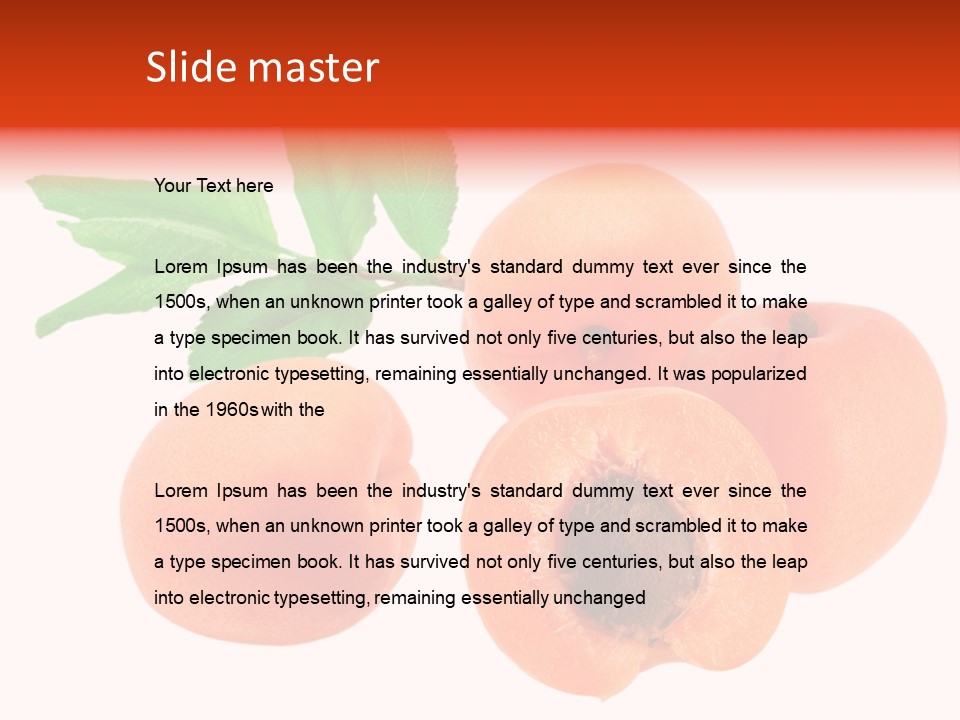 Summer Tasty Vegetarian PowerPoint Template