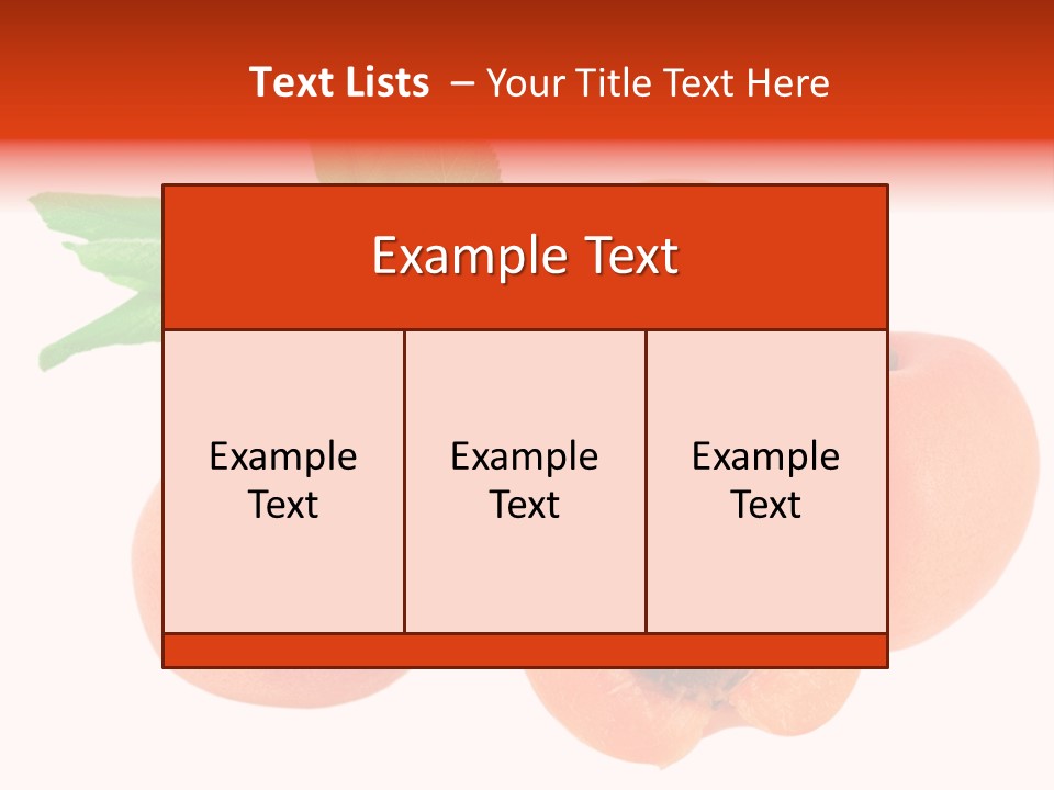 Summer Tasty Vegetarian PowerPoint Template