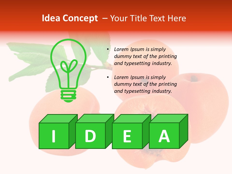 Summer Tasty Vegetarian PowerPoint Template