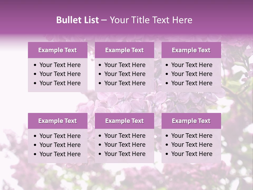 Branch Isolated Petal PowerPoint Template