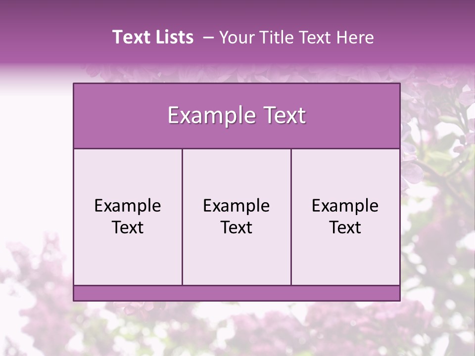 Branch Isolated Petal PowerPoint Template