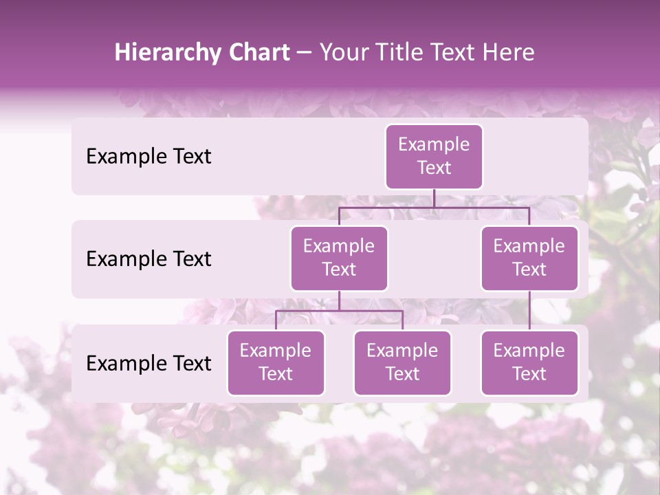 Branch Isolated Petal PowerPoint Template