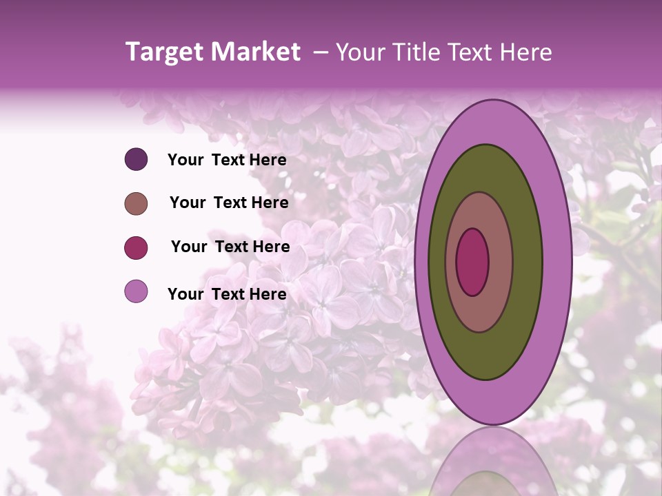 Branch Isolated Petal PowerPoint Template