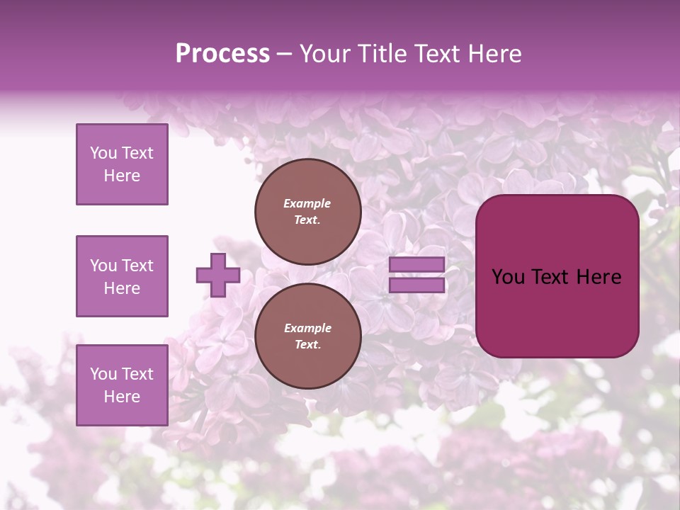 Branch Isolated Petal PowerPoint Template