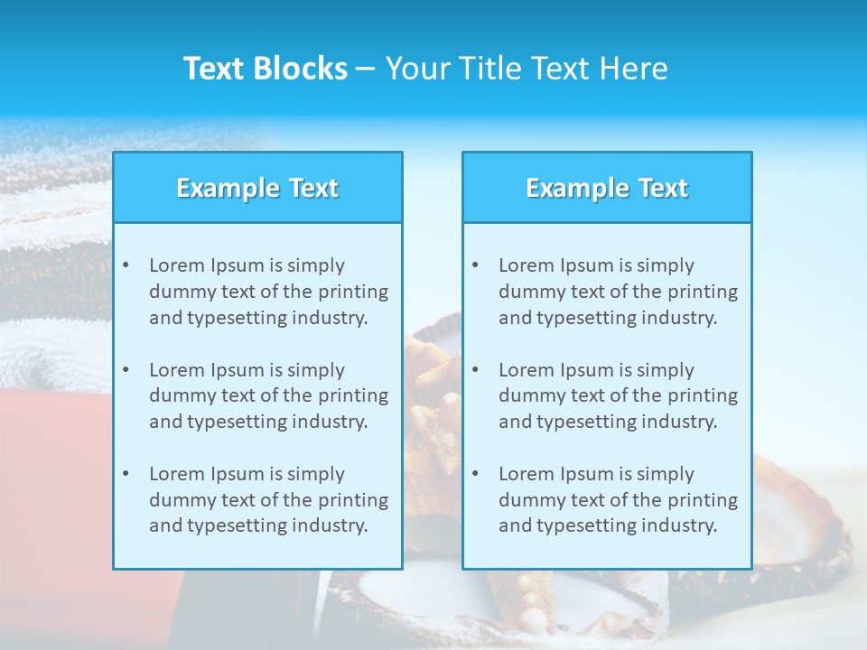 Beauty Blue Star PowerPoint Template