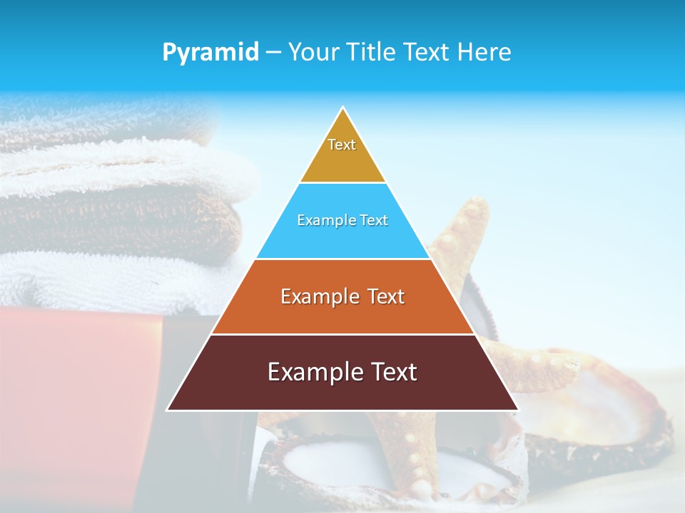 Beauty Blue Star PowerPoint Template