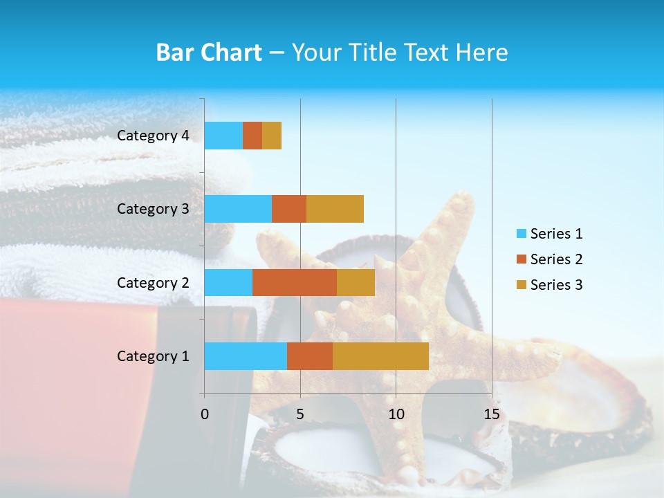 Beauty Blue Star PowerPoint Template