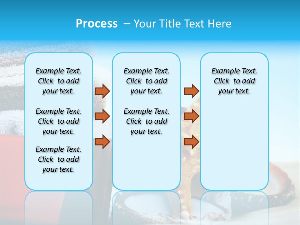 Beauty Blue Star PowerPoint Template