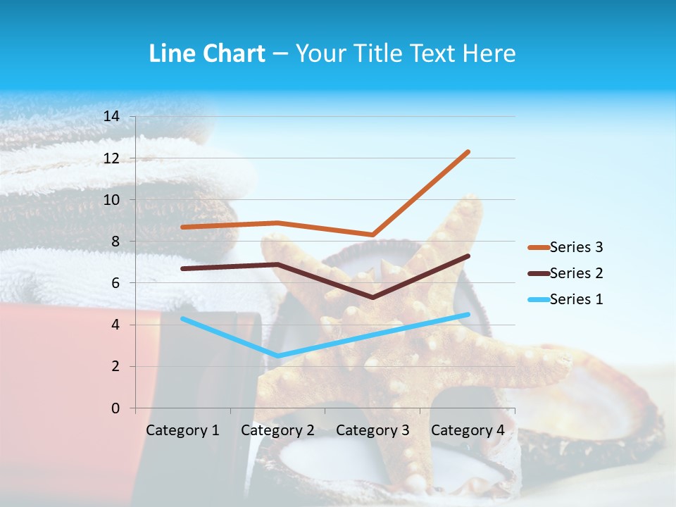 Beauty Blue Star PowerPoint Template