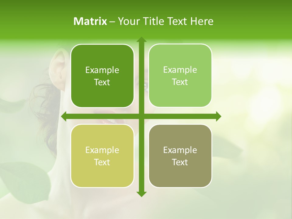 Skin Well Being Herbal PowerPoint Template