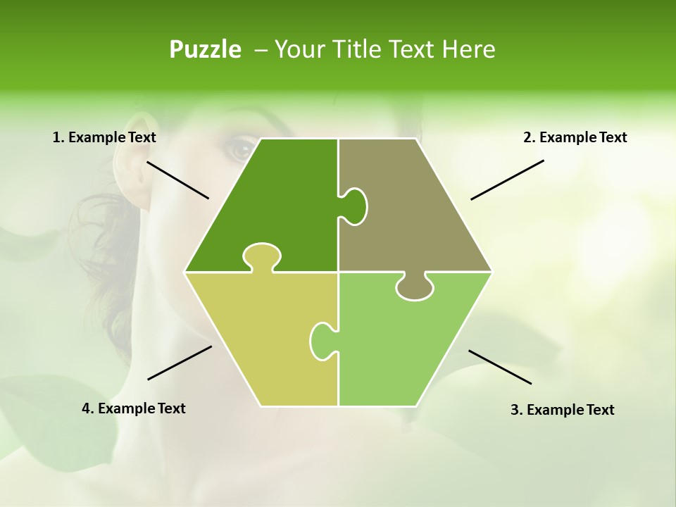 Skin Well Being Herbal PowerPoint Template