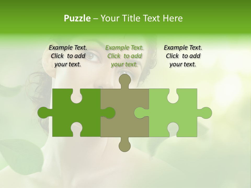 Skin Well Being Herbal PowerPoint Template