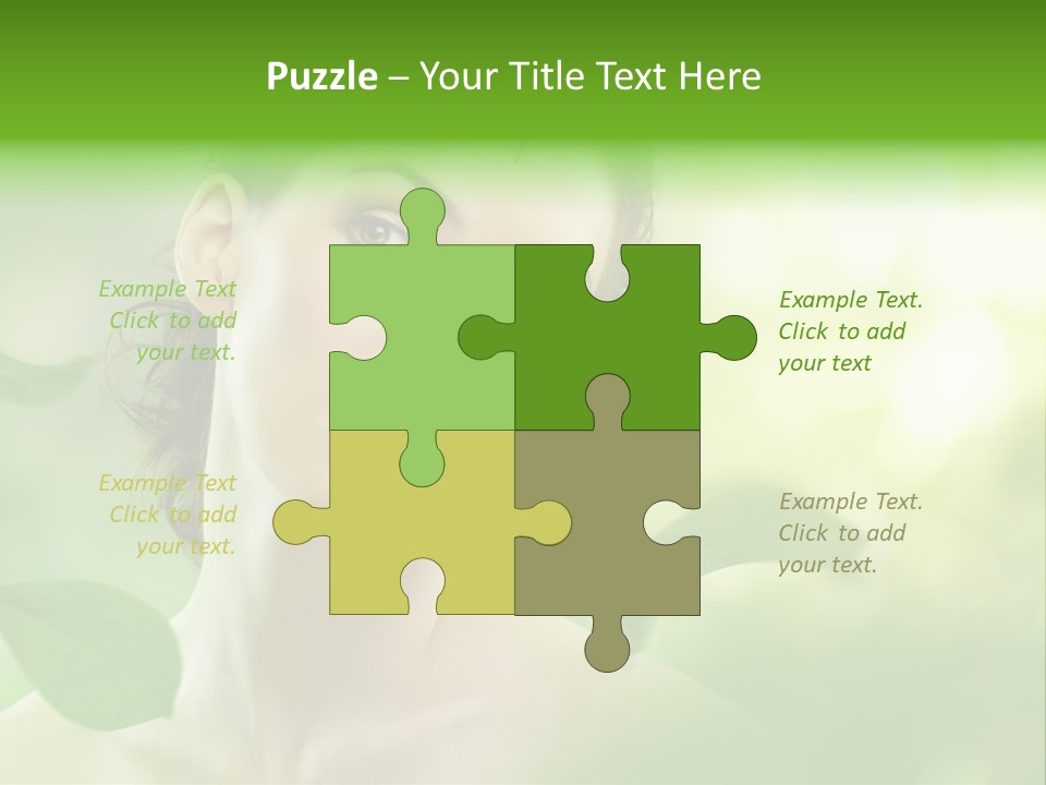 Skin Well Being Herbal PowerPoint Template