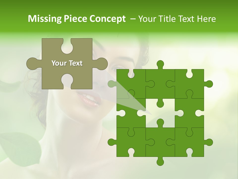 Skin Well Being Herbal PowerPoint Template