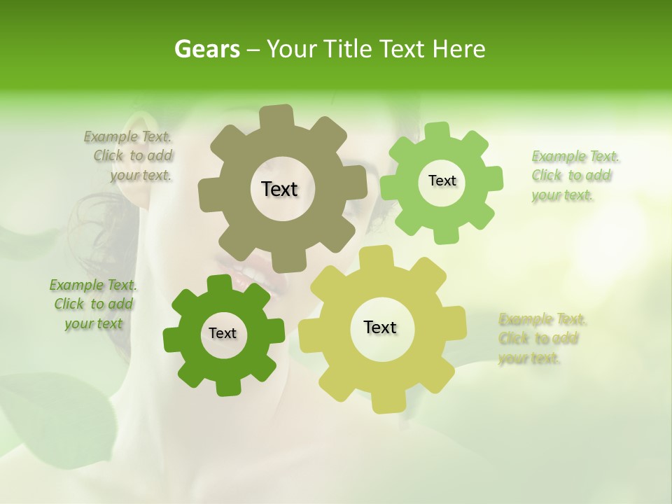 Skin Well Being Herbal PowerPoint Template