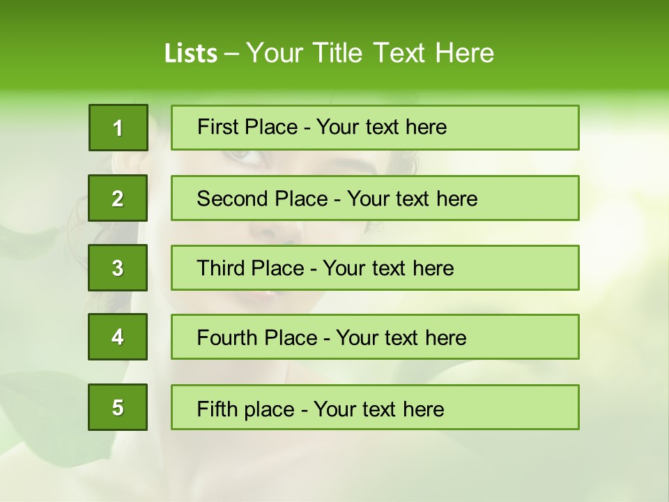 Skin Well Being Herbal PowerPoint Template