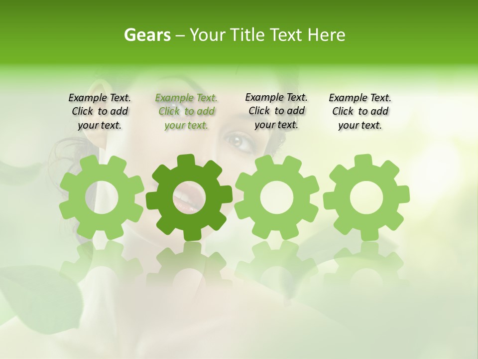 Skin Well Being Herbal PowerPoint Template