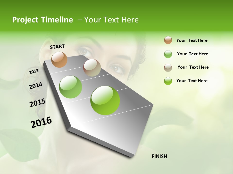 Skin Well Being Herbal PowerPoint Template