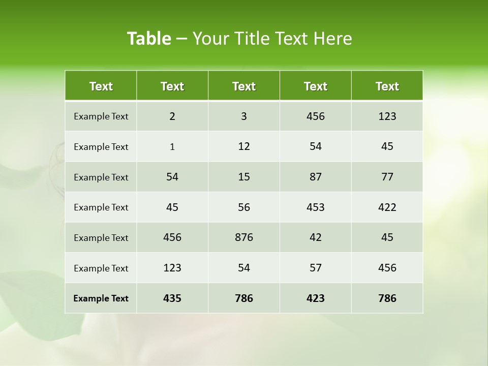 Skin Well Being Herbal PowerPoint Template