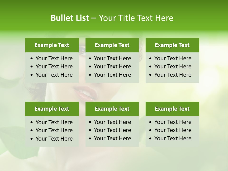 Skin Well Being Herbal PowerPoint Template