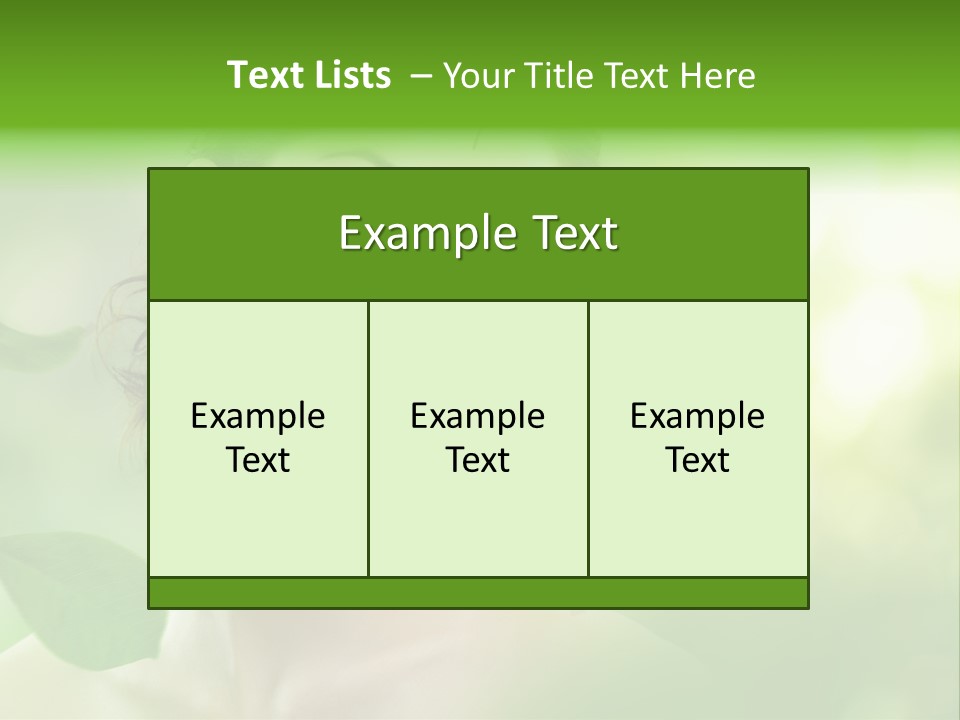 Skin Well Being Herbal PowerPoint Template