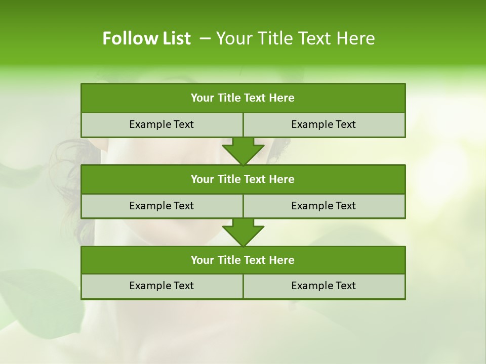 Skin Well Being Herbal PowerPoint Template
