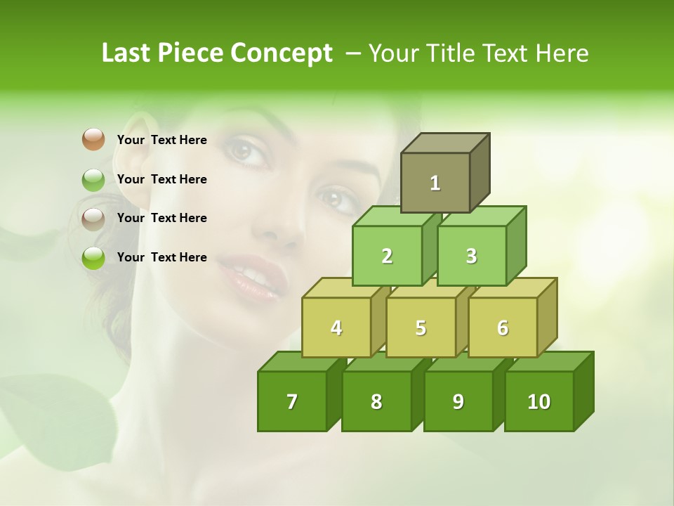 Skin Well Being Herbal PowerPoint Template