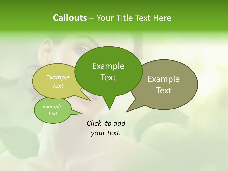 Skin Well Being Herbal PowerPoint Template