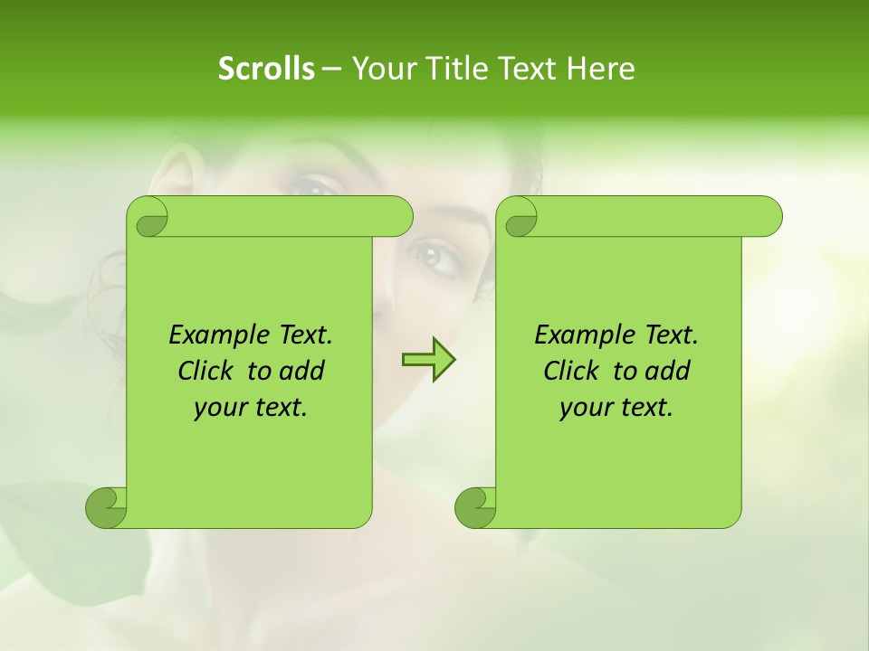 Skin Well Being Herbal PowerPoint Template