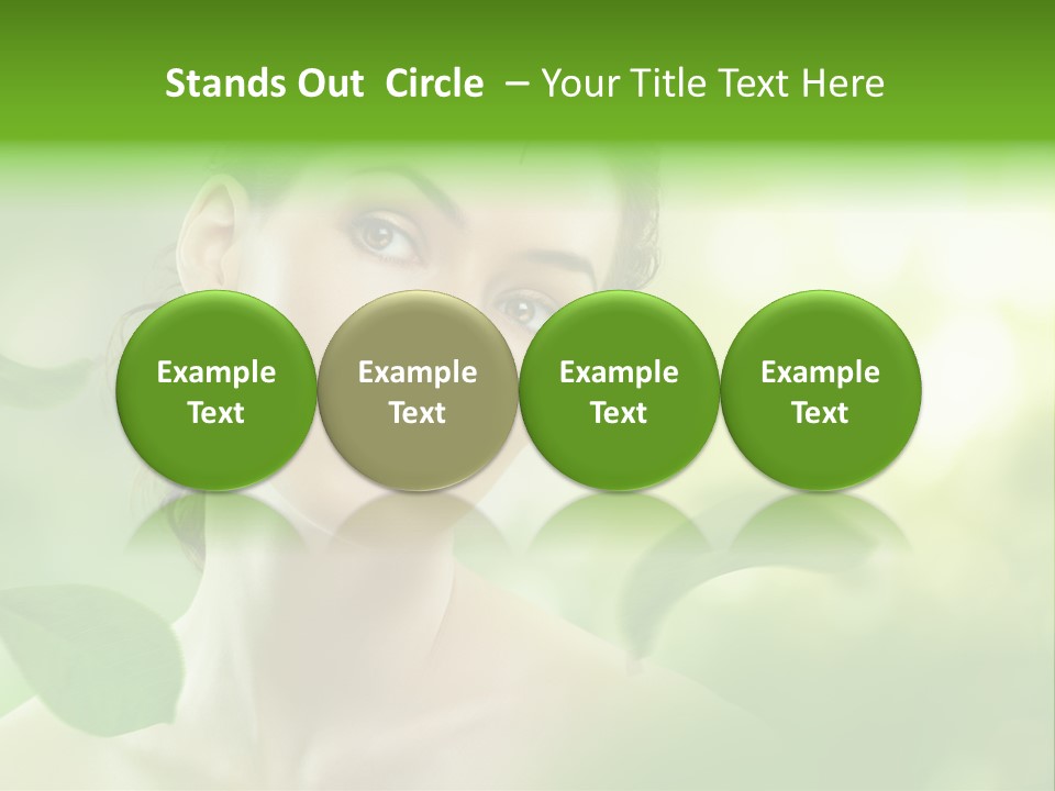 Skin Well Being Herbal PowerPoint Template