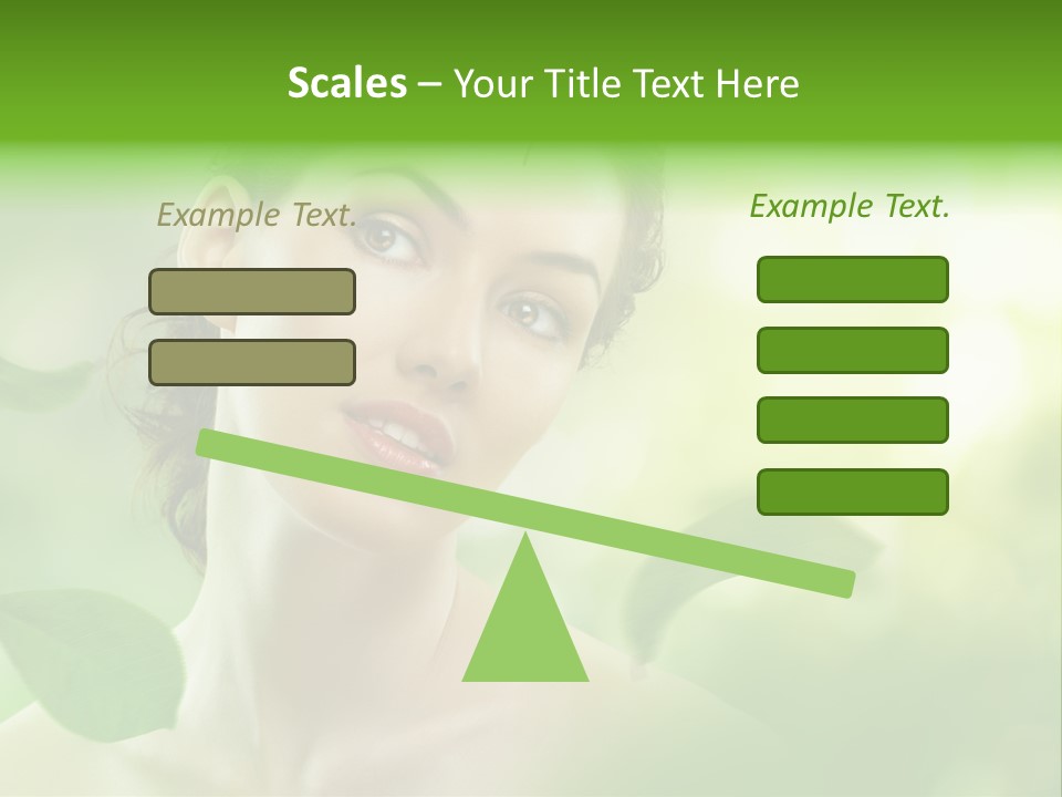 Skin Well Being Herbal PowerPoint Template