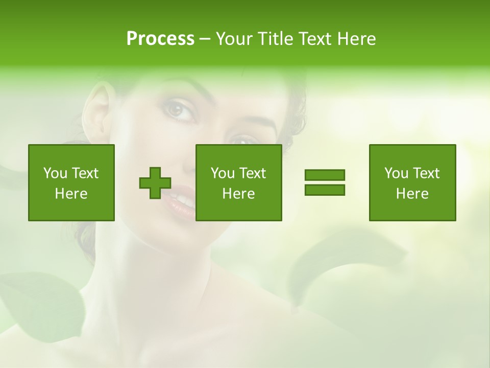 Skin Well Being Herbal PowerPoint Template