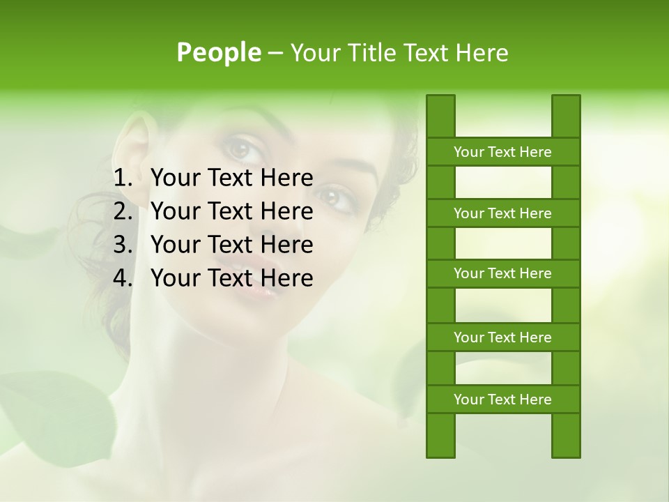 Skin Well Being Herbal PowerPoint Template