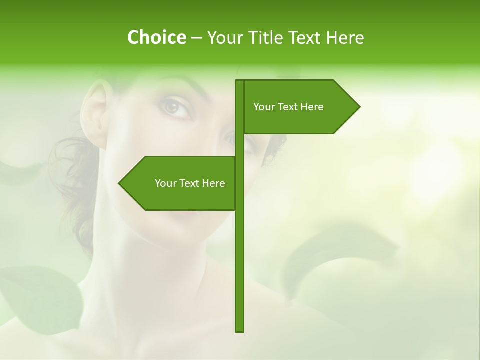 Skin Well Being Herbal PowerPoint Template