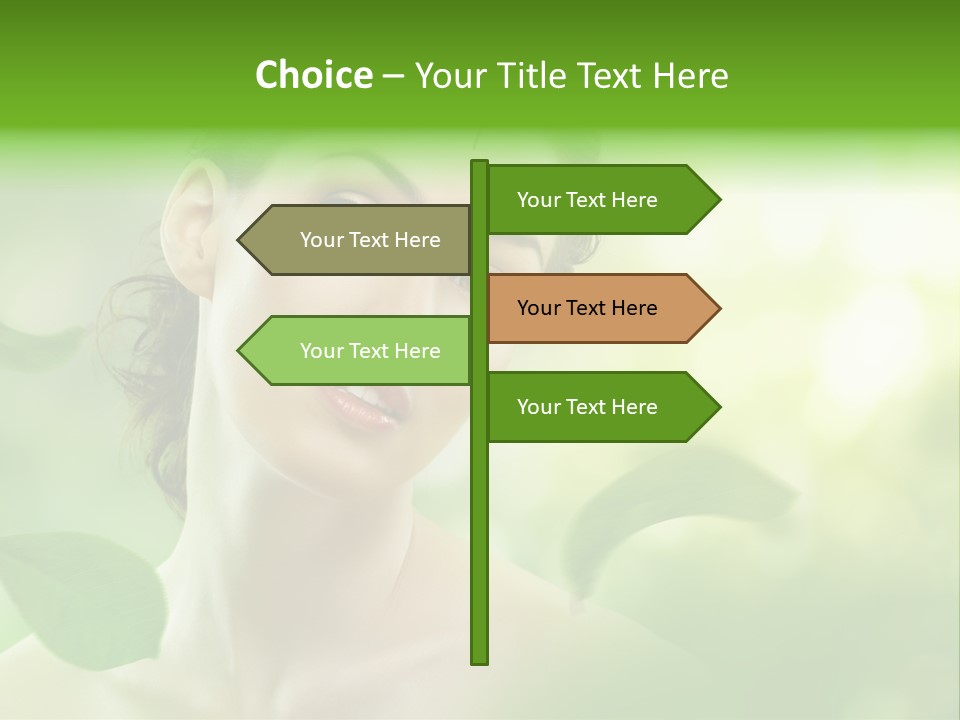 Skin Well Being Herbal PowerPoint Template