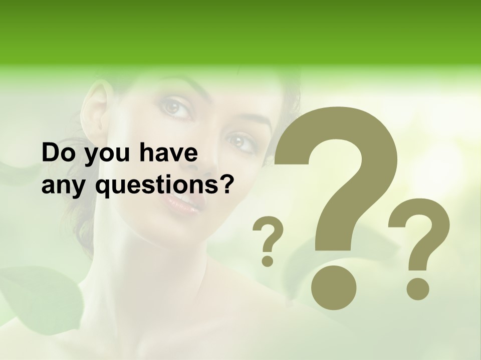 Skin Well Being Herbal PowerPoint Template