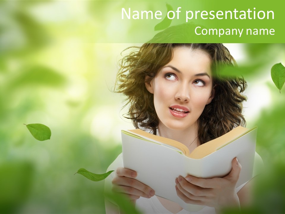 Student Beautiful Nature PowerPoint Template