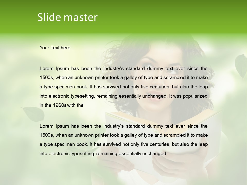 Student Beautiful Nature PowerPoint Template