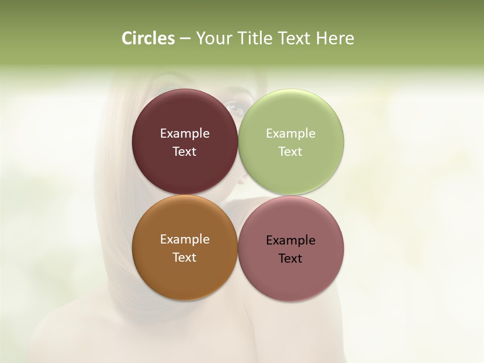 Adult Facial Close Up PowerPoint Template