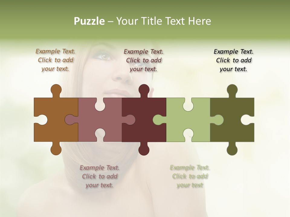 Adult Facial Close Up PowerPoint Template