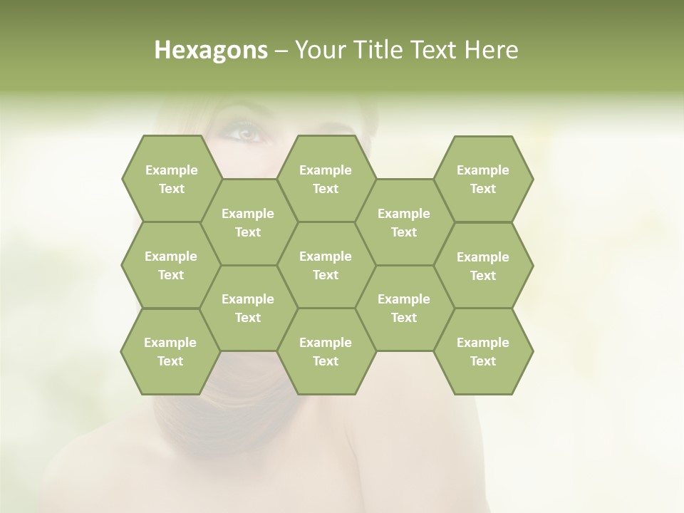 Adult Facial Close Up PowerPoint Template