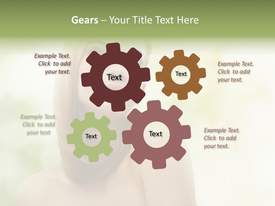 Adult Facial Close Up PowerPoint Template